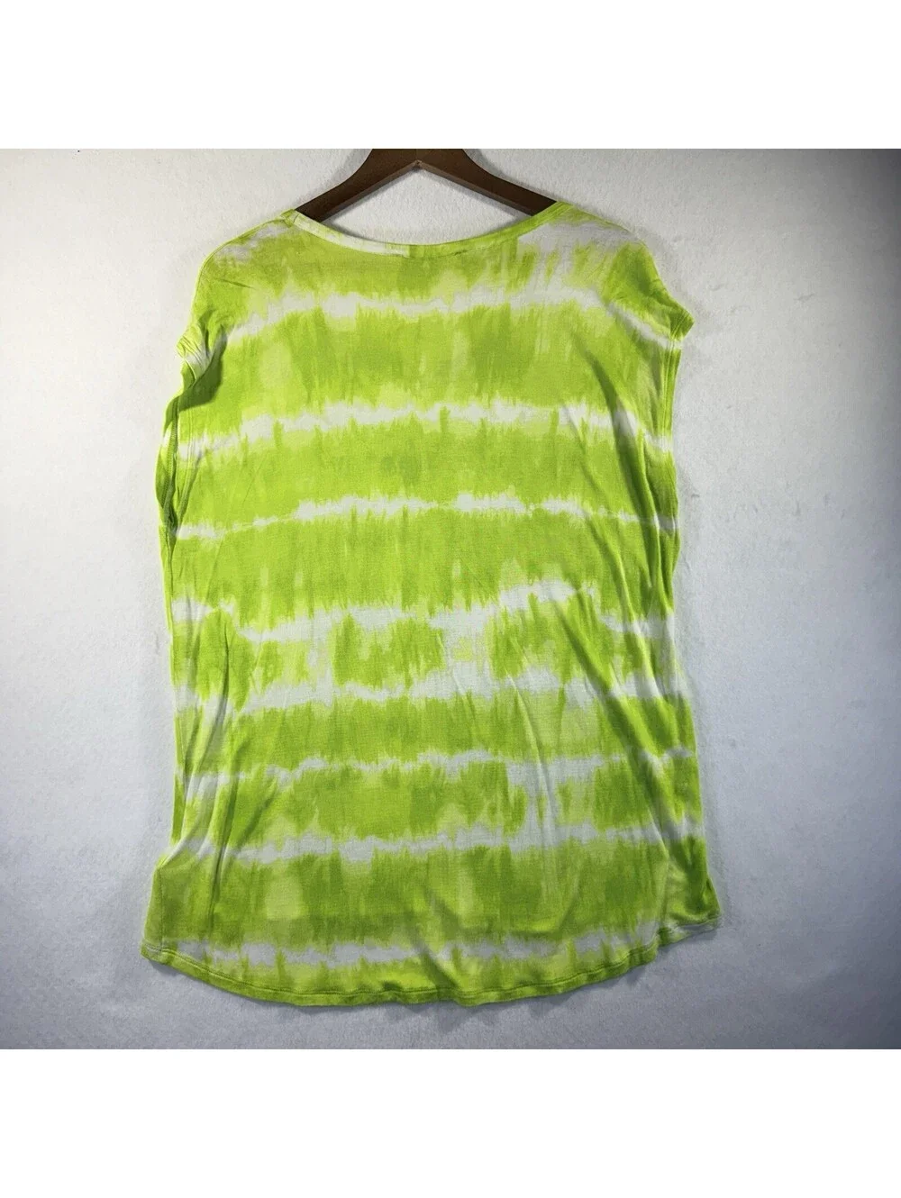 Michael Michael Kors top women’s 0X Green white tie dye cap sleeve